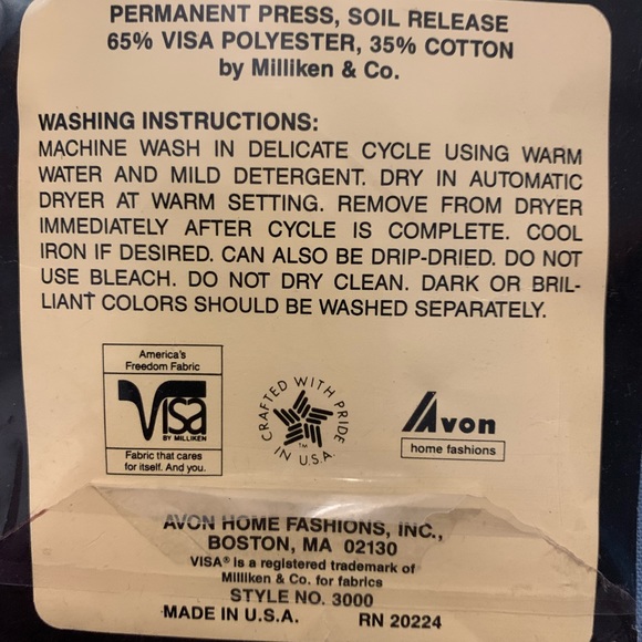 New Set Of 4 Color Codes Cloth NAPKINS Blue Permanent Press, Soil Release - Picture 4 of 6